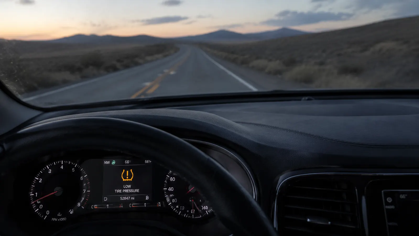 The Flat Tire Warning Light That Showed Up 200 Miles From Anywhere